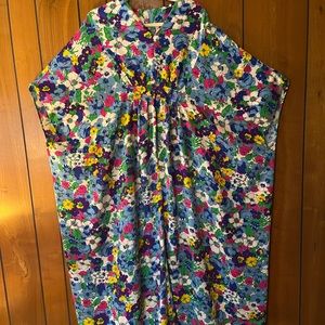 VINTAGE FLORAL CAFTAN